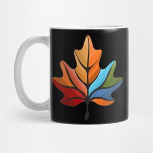 Thanksgiving Leaf Illutration Christmas Men Women Mug